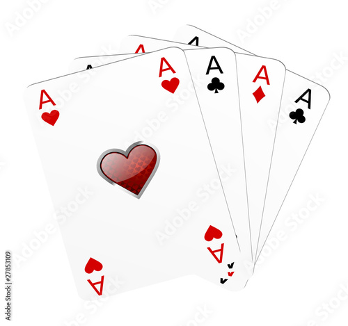 Icon Pokerkarten Fächer