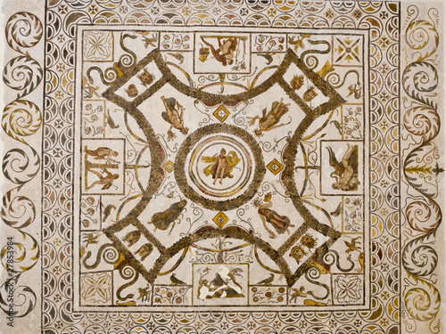 Canvas Print Roman mosaic