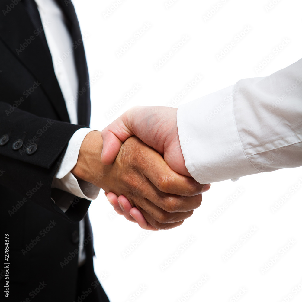 handshake between 2 businessmen