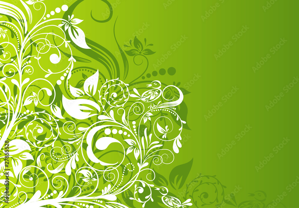 Floral abstract background, vector Floral abstract background, vector