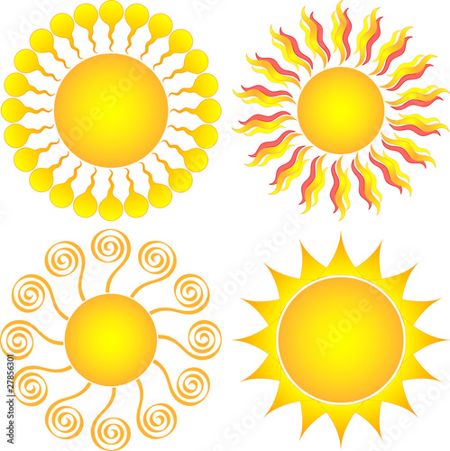vector sun collection