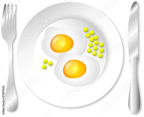 Plate with eat