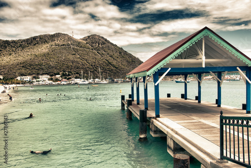 Saint Maarten Waterfront  Dutch Antilles