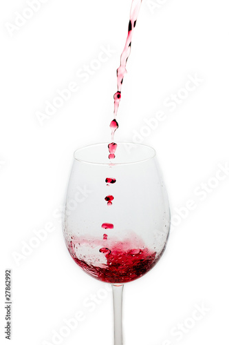 Obraz na płótnie Wine pouring w salonie