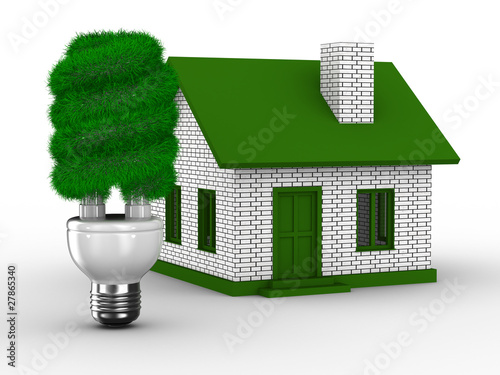 Power efficiency of house. ...