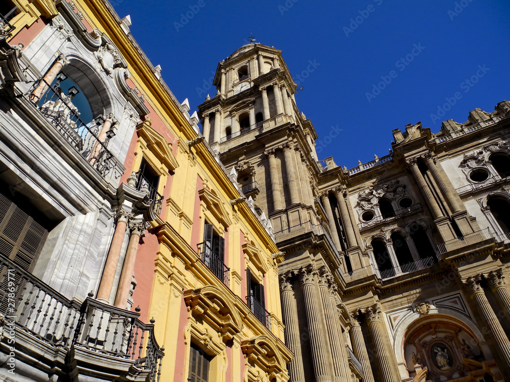 Malaga Cathedral Architecture, Spain