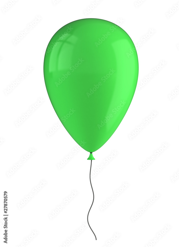 Inflatable balloon isolated on white Inflatable balloon isolated on white