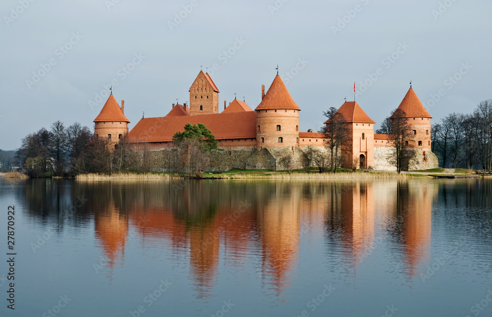 Trakai castle, medieval castle in Lithuania