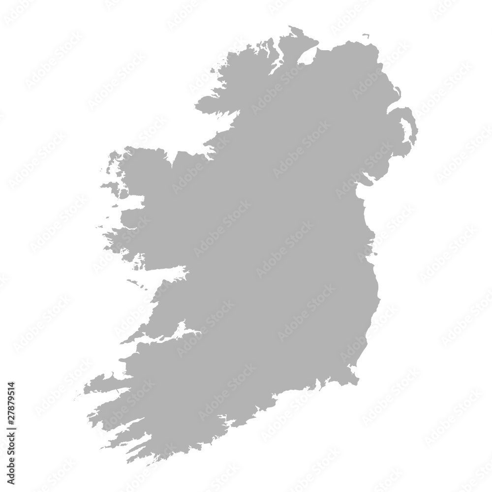 Obraz premium landkarte irland I