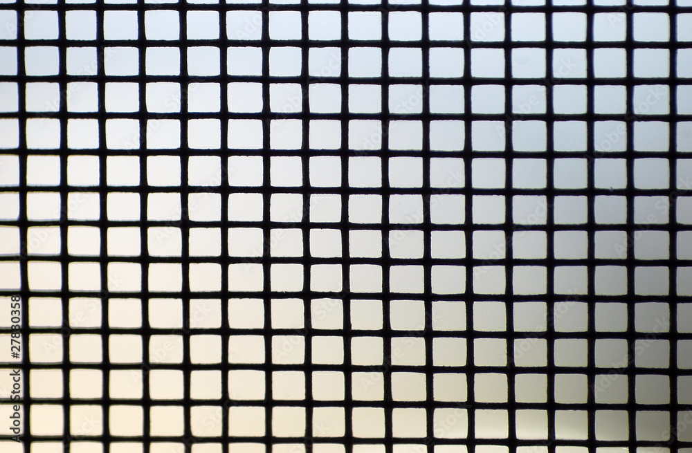 MOSQUITERA DE METAL. ABSTRACTO