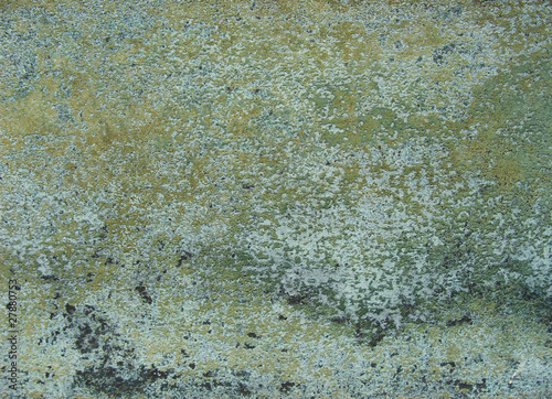 worn aged blue bronze macro shot