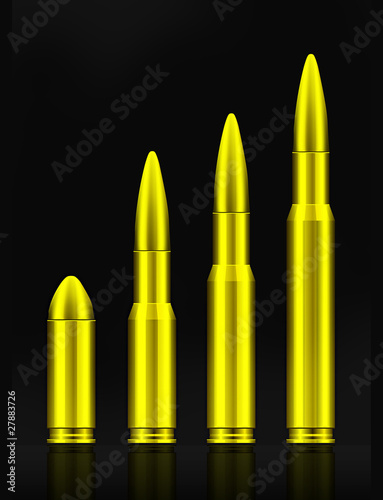 Set of bullets