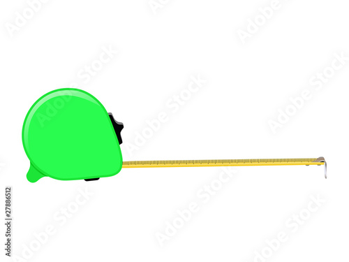 Tape measure isolated on white background