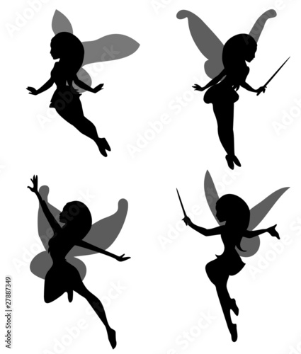 Fairy silhouette set #27887349