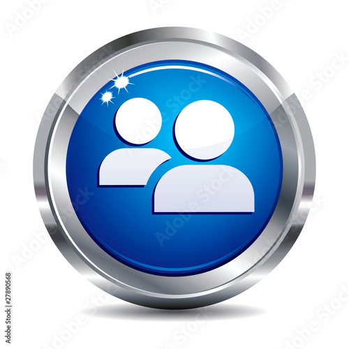 Group Glossy Icon