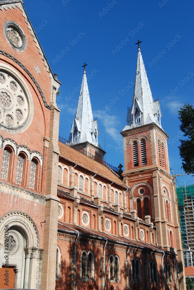 Obraz premium Cathedrale de Ho Chi Minh