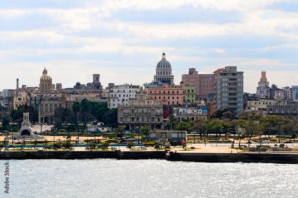 the view of Havana, Cuba