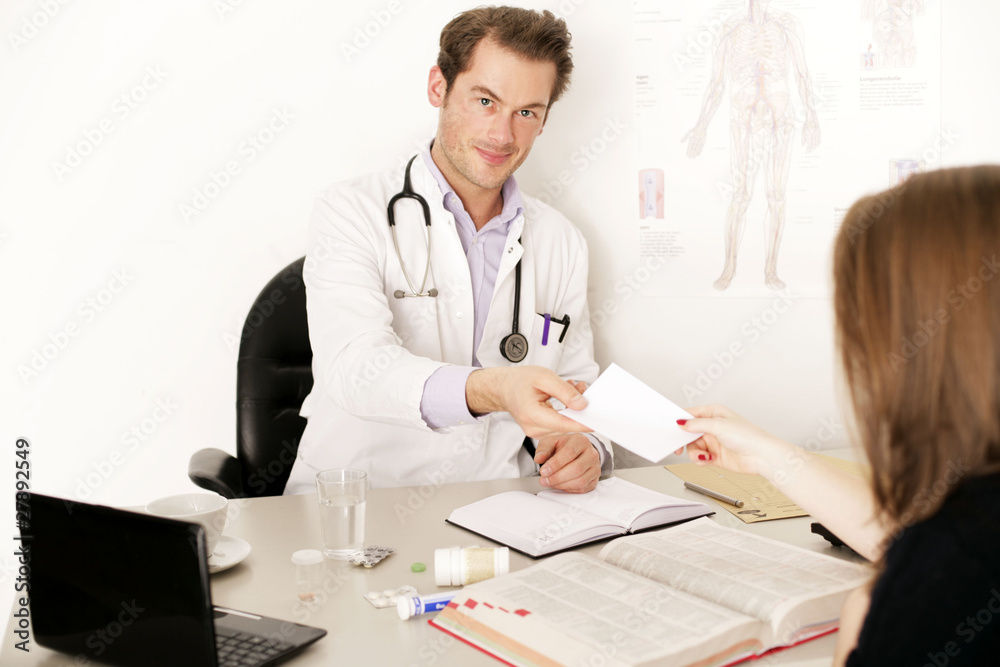 Fototapeta premium Krankmeldung