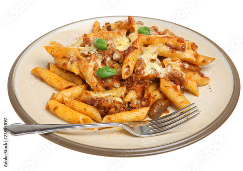 Baked Pasta with Bolognese Sauce