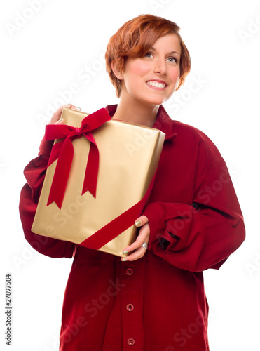 Pretty Red Haired Girl with...