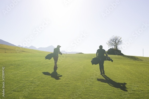 Early morning golf