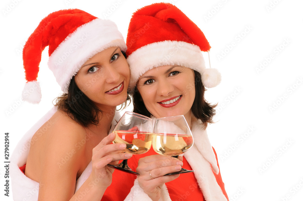 two woman santa two woman santa