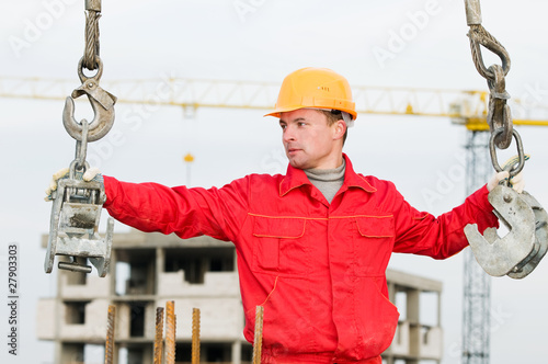 Tableau sur toile rigger builder with straps