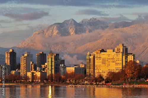 vancouver Golden Sunset photo