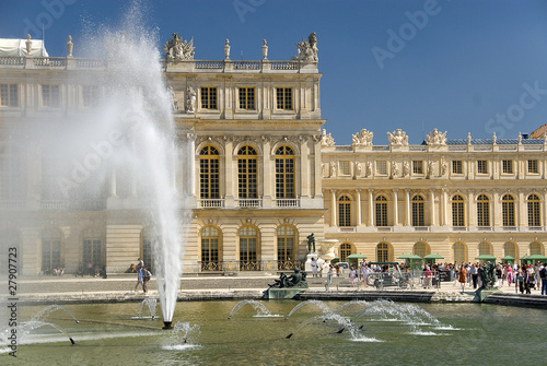 Royal residence Versailles fountain