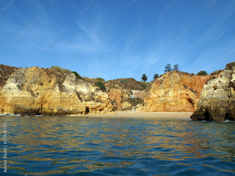 Alagarve coast between Lagos and the Cap Vincent Alagarve coast between Lagos and the Cap Vincent