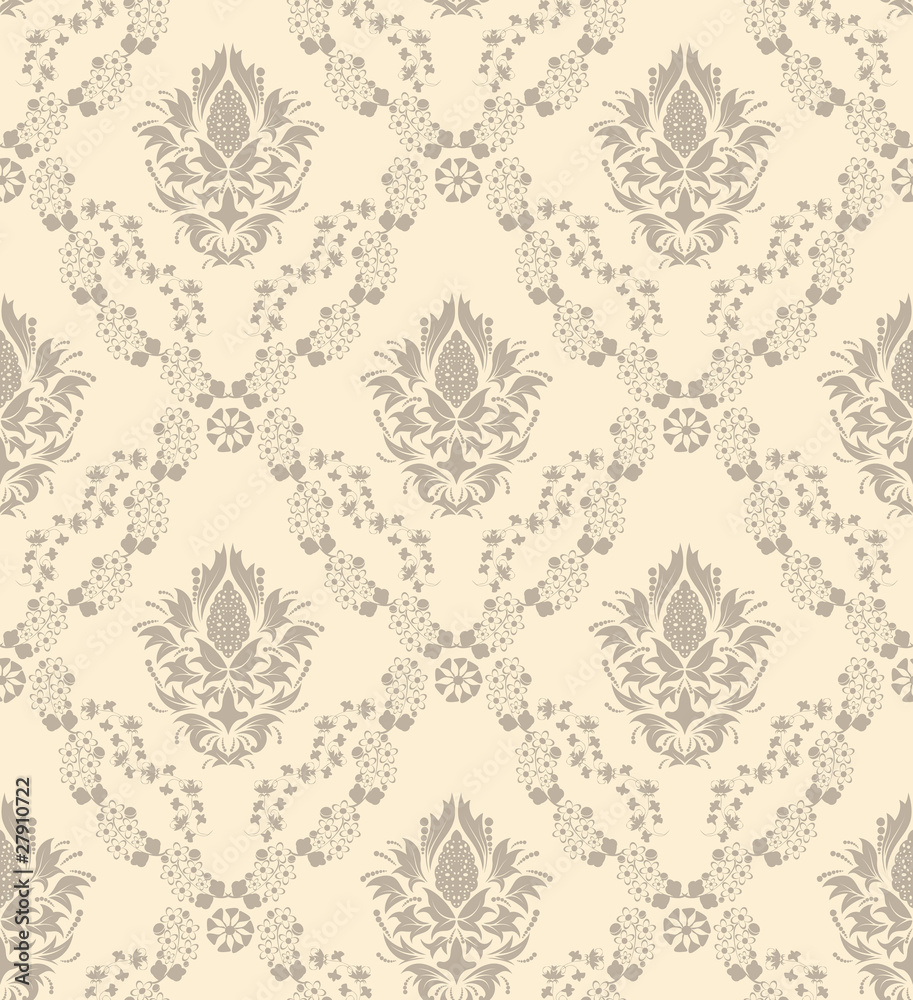 seamless damask pattern