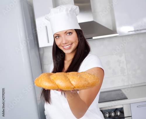 cook with bread photo