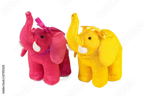Photography Two toy elephant