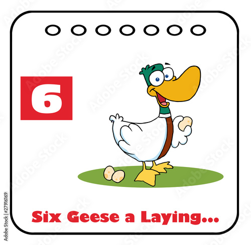 Twelve Days Of Christmas Calendar 6