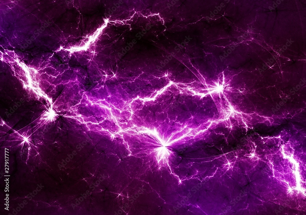 purple lightning Stock Illustration Adobe Stock