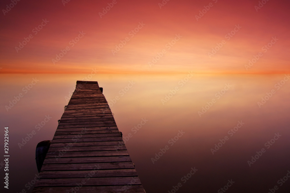 Fototapeta premium Hinterm Horizont geht es weiter