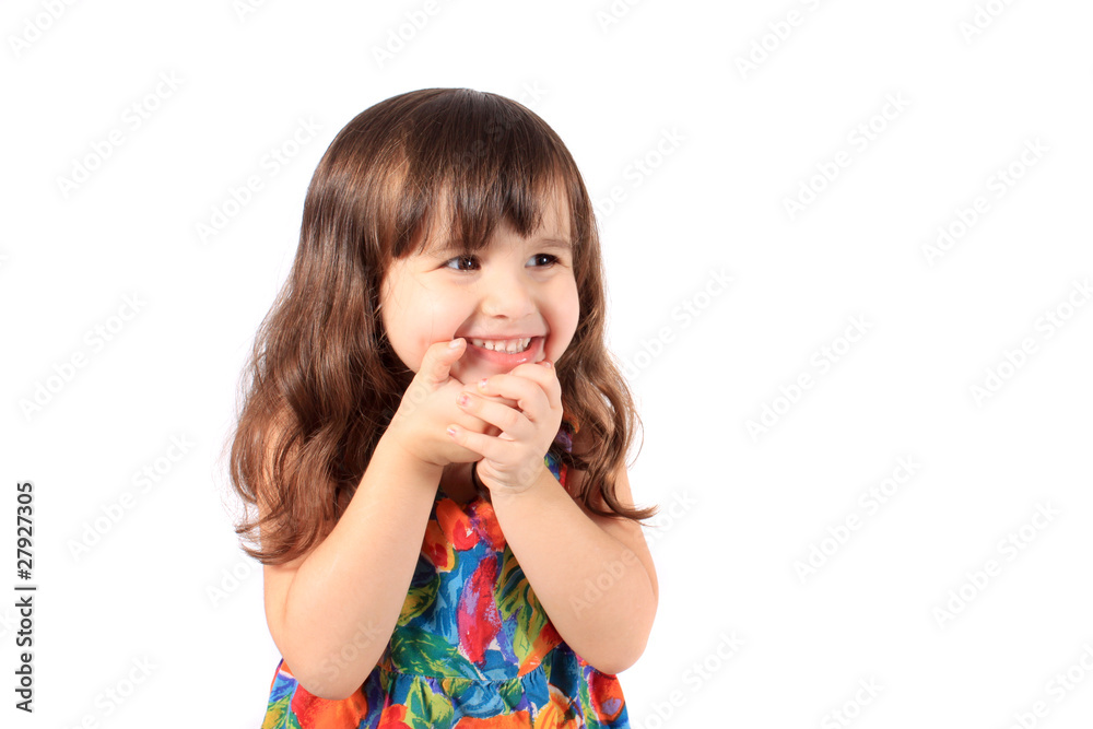 Cute three year old girl Cute three year old girl
