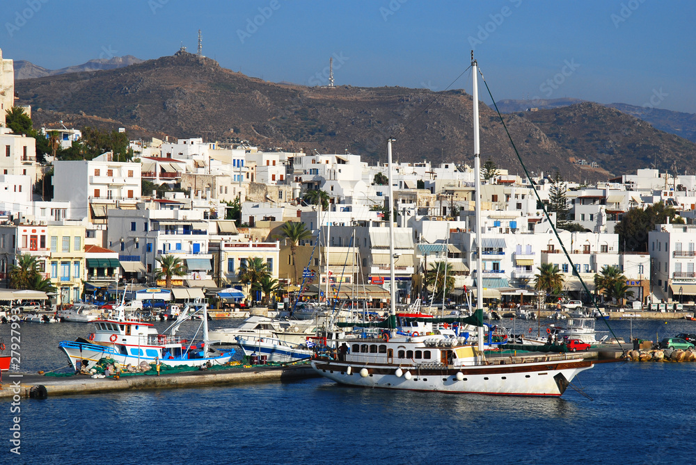 Naxos harbor, Greece