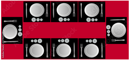 Table pour 8 personnes