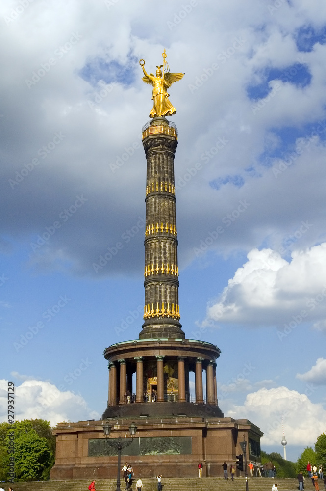 Victory column in Berlin landmark