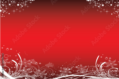 fond de noel rouge sintillant