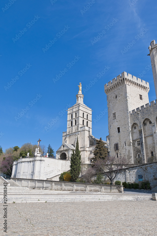 Notre Dame des Doms church at Avignon, France