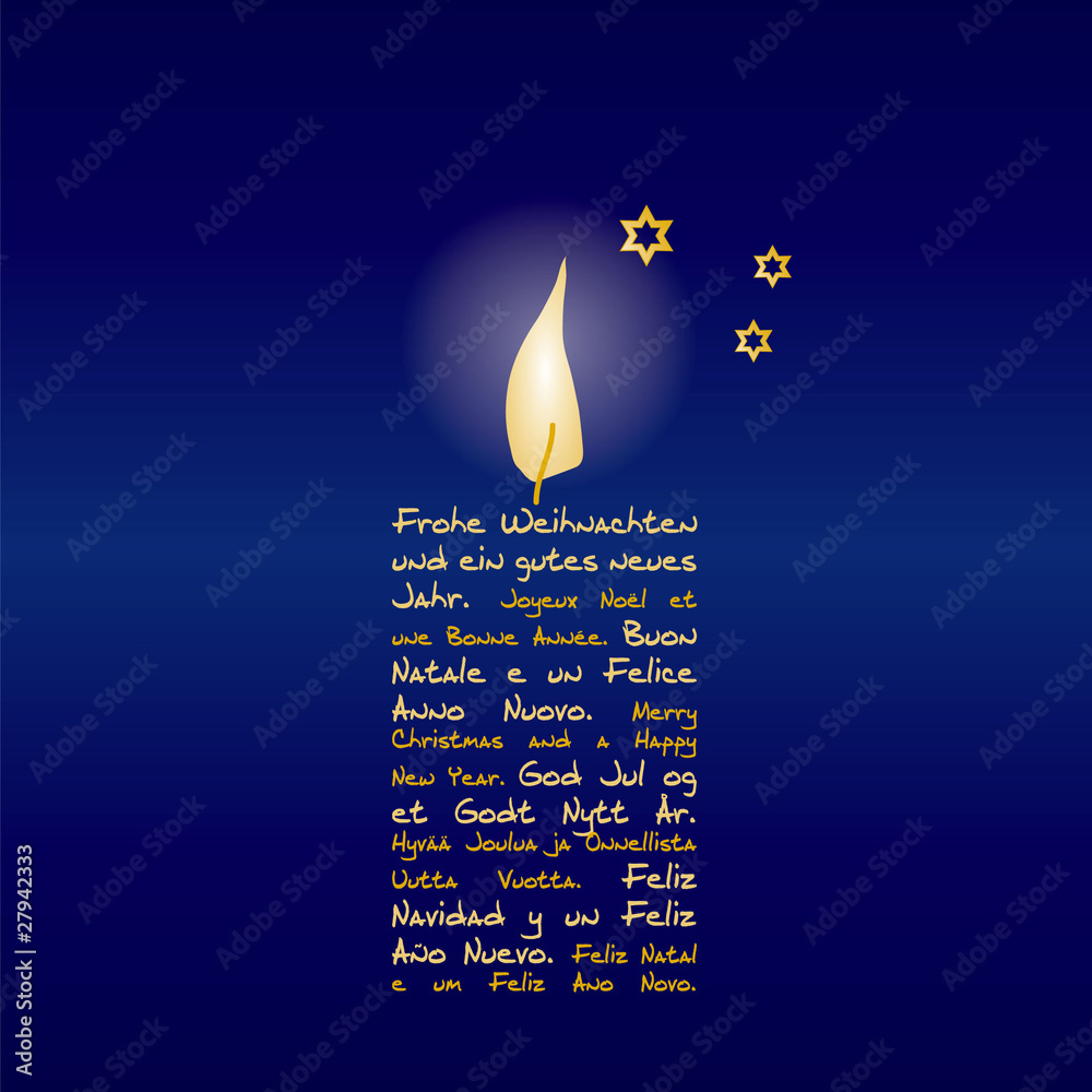 Weihnachtskerze