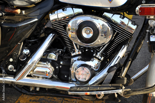 Custom motorbike mechanical detail