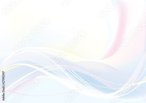 Abstract Vector Wave blue and pink color