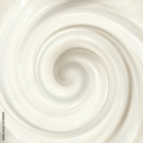 Cream swirl
