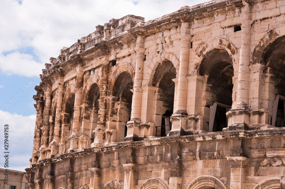 Naklejka premium Amphitheater Nimes