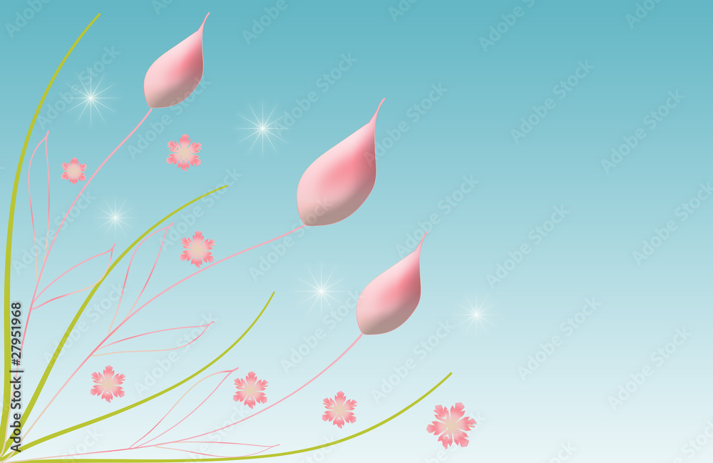 abstract flower Illustration vector spring summer abstract flower Illustration vector spring summer