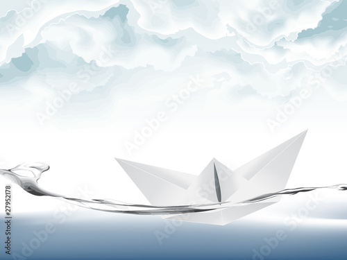 White Paper boat