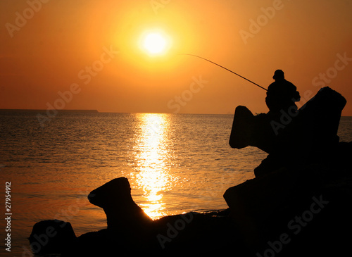 Fisherman with the Rod